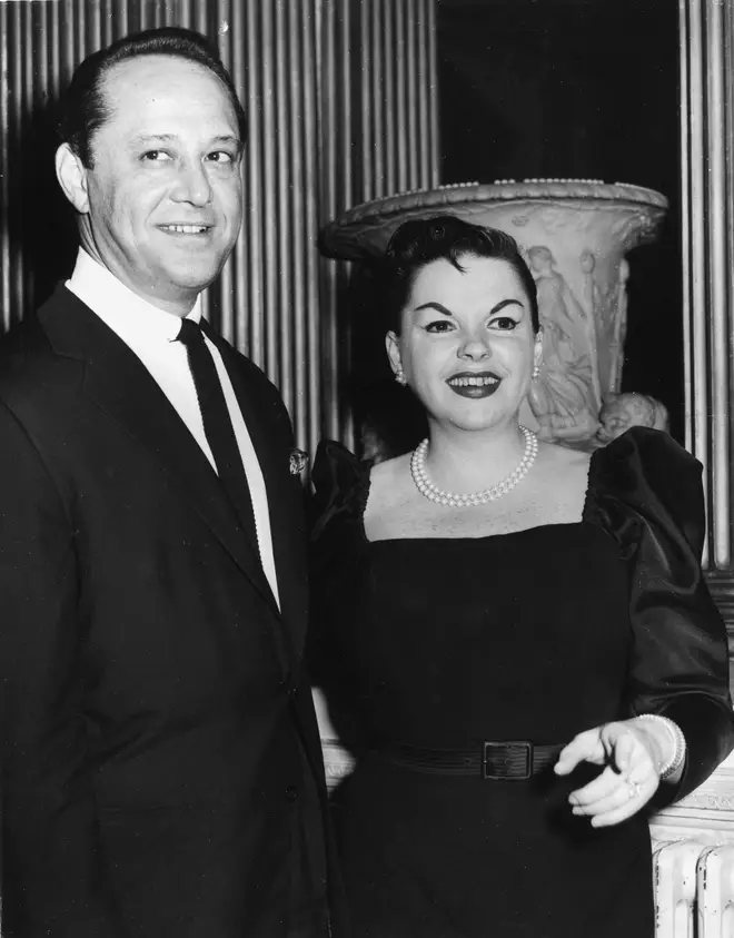 Judy Garland and Sidney Luft in 1957