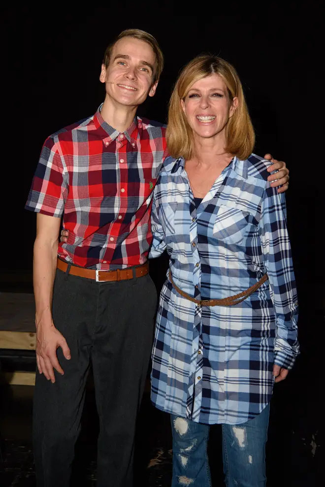 Kate with Waitress star Joe Sugg