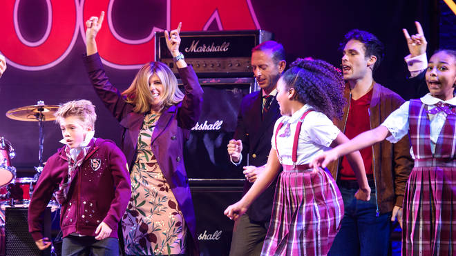 Kate on stage at School of Rock