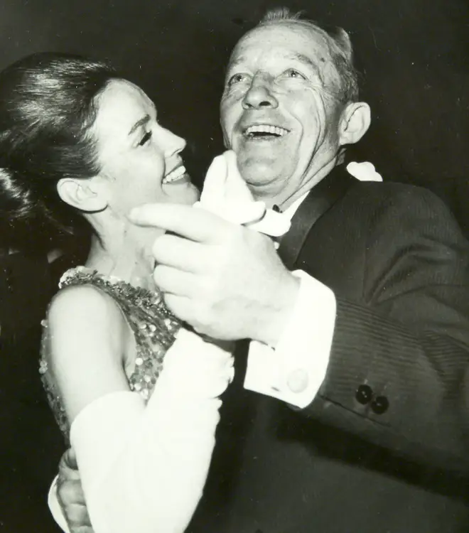 Kathryn Crosby with her late husband Bing