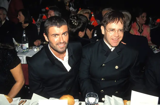 George Michael with Elton John in 1994