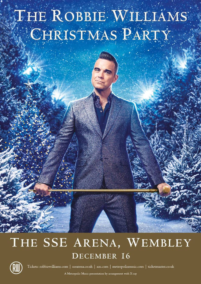 Robbie Williams announces 'The Robbie Williams Christmas Party' Wembley tour date