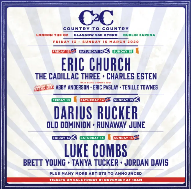 C2C 2020 lineup