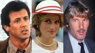 Sylvester Stallone, Princess Diana and Richard Gere were all at a dinner party at Elton John's house when the incident took place.