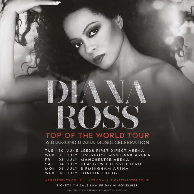 A Diamond Diana Music Celebration tour dates