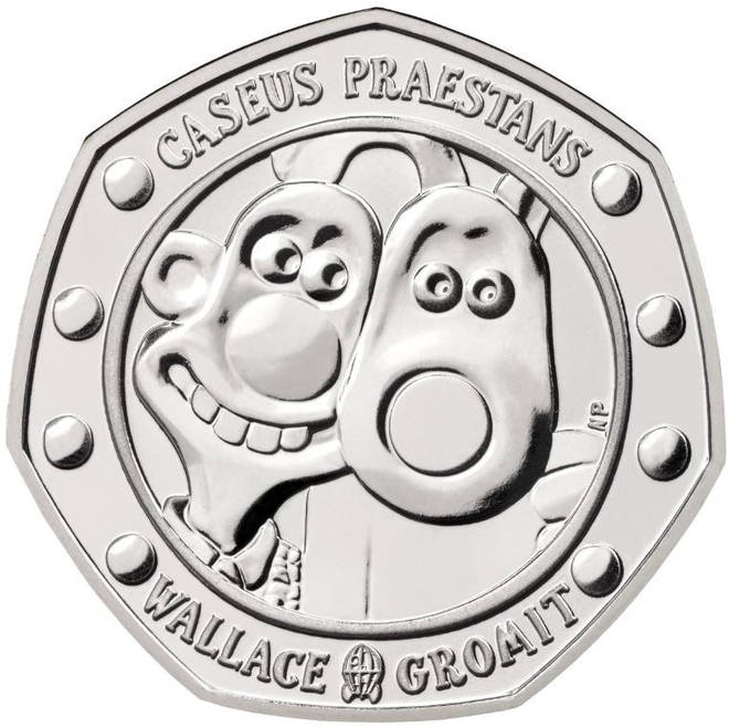 The Royal Mint's Wallace and Gromit 50p coin