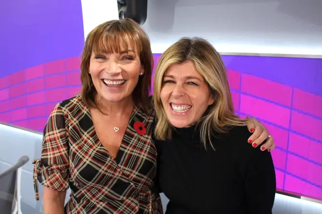 Lorraine Kelly with Kate Garraway at Smooth Radio