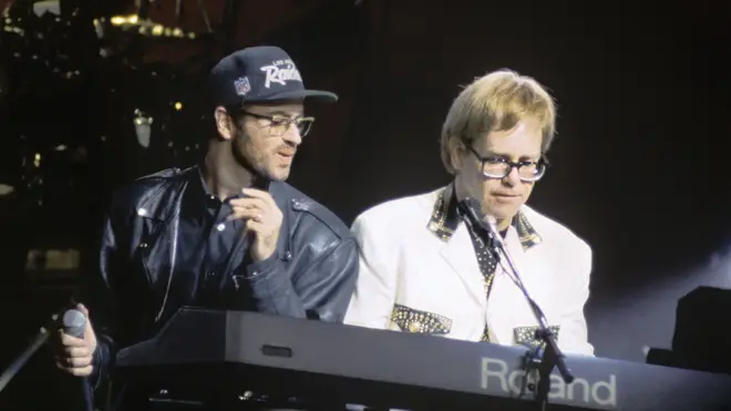 Elton John and George Michael