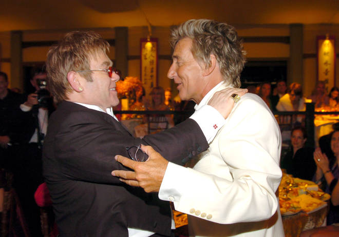 Elton John and Rod Stewart